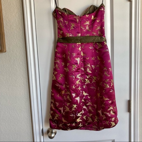 Betsey Johnson butterfly strapless midi y2k dress - Picture 10 of 11